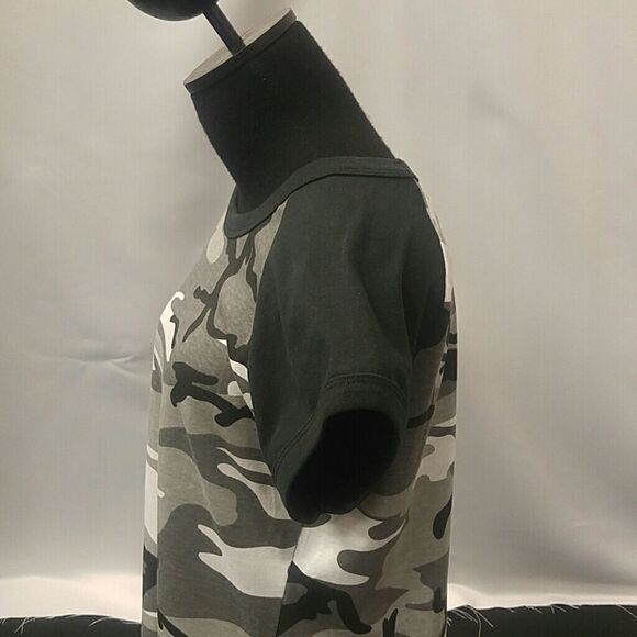 ROTHCO WOMEN'S CAMO 2-TONE RAGLAN T SHIRT - Picture 3 of 4